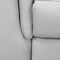 Armen Living Lizette Contemporary Loveseat in Dark Brown Wood Finish and Dove Gray Genuine Leather LCLZ2DV - alternate 6